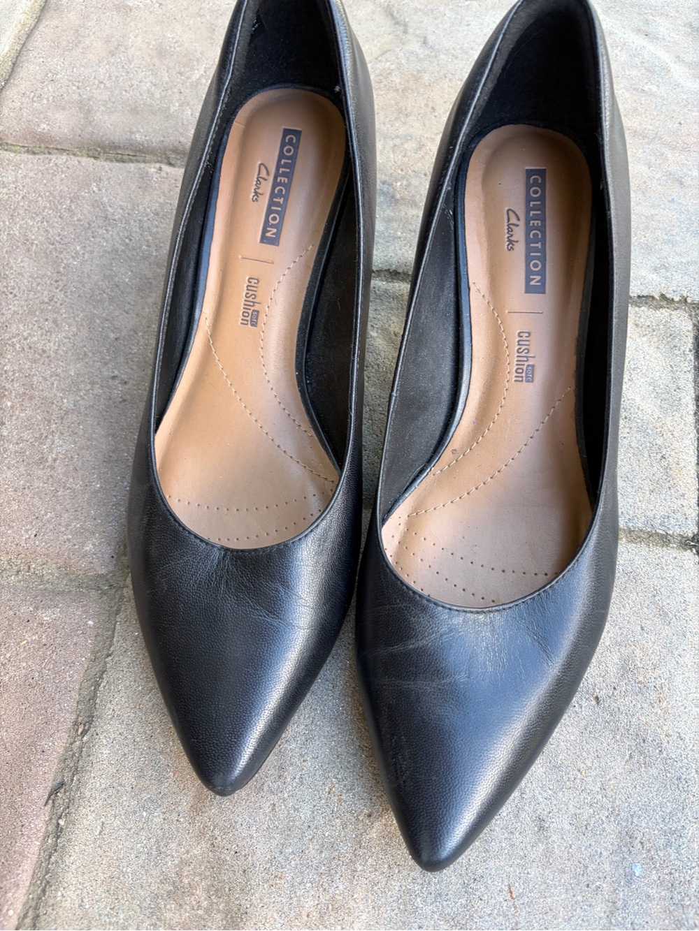 Women's Clarks Crewso Wick
 Black size 10W